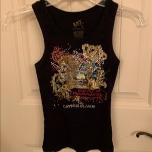 Est medium tank glittery cayman island